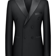 Men's Double Breasted Suit Top