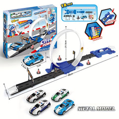 Wind & Fire Wheel Double Ejection Racing Track Car Toy