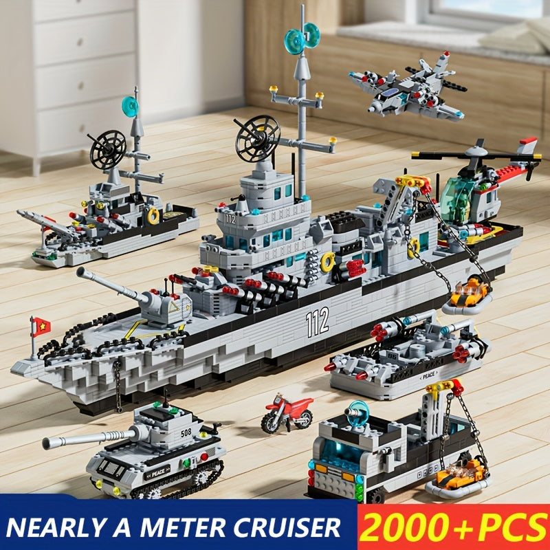 Large Cruiser Building Block Toy Science Education