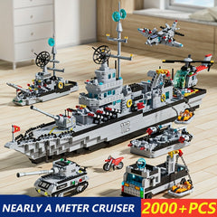 Large Cruiser Building Block Toy Science Education