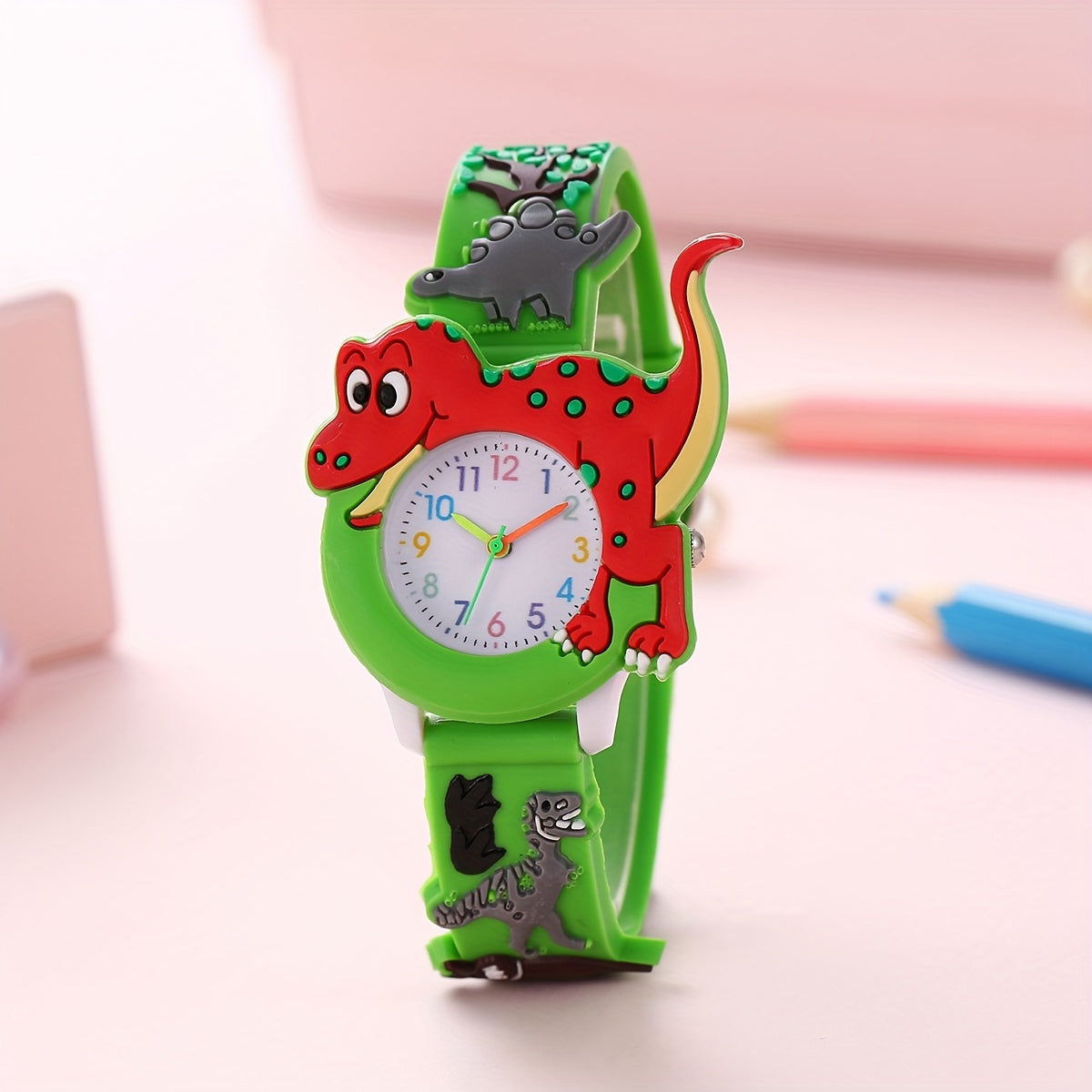 Cartoon Dinosaur T-Rex Kids Watch