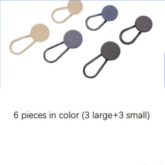 6pcs Adjustable Waist Button Extenders No Sew Detachable Jeans Pants Fasteners