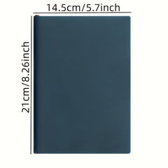 Soft Leather Notebook 120 Pages Waterproof Cover