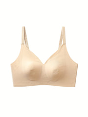 Seamless Wireless Push Up Bra Comfy Skin-friendly Lingerie