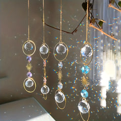 Crystal Sun Catcher Wind Chimes for Elegant Home Decor