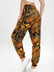Drawstring Elastic Waist Loose Fit Jogging Pants