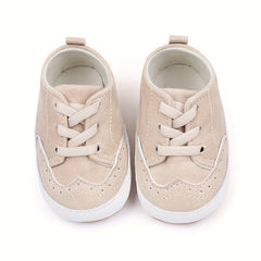 Comfy Non Slip Soft Sole Lace Up Shoes for Babies 0-1 Years