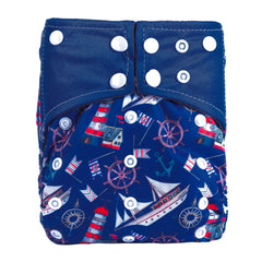 Bamboo Charcoal Baby Boy Cloth Diapers Reusable Animal Print