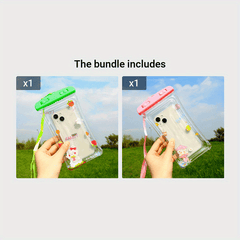 Cartoon Phone Waterproof Bag Airbag Float Touchable Screen Protection
