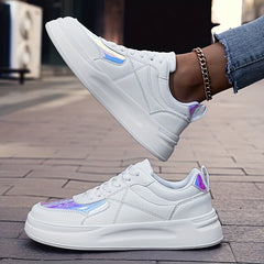 Colorful Flat Heighten Skate Shoes Casual Wear