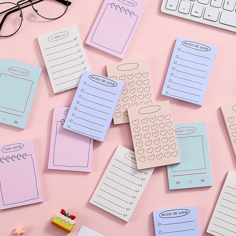60 Cartoon Sticky Notes for Students