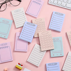 60 Cartoon Sticky Notes for Students