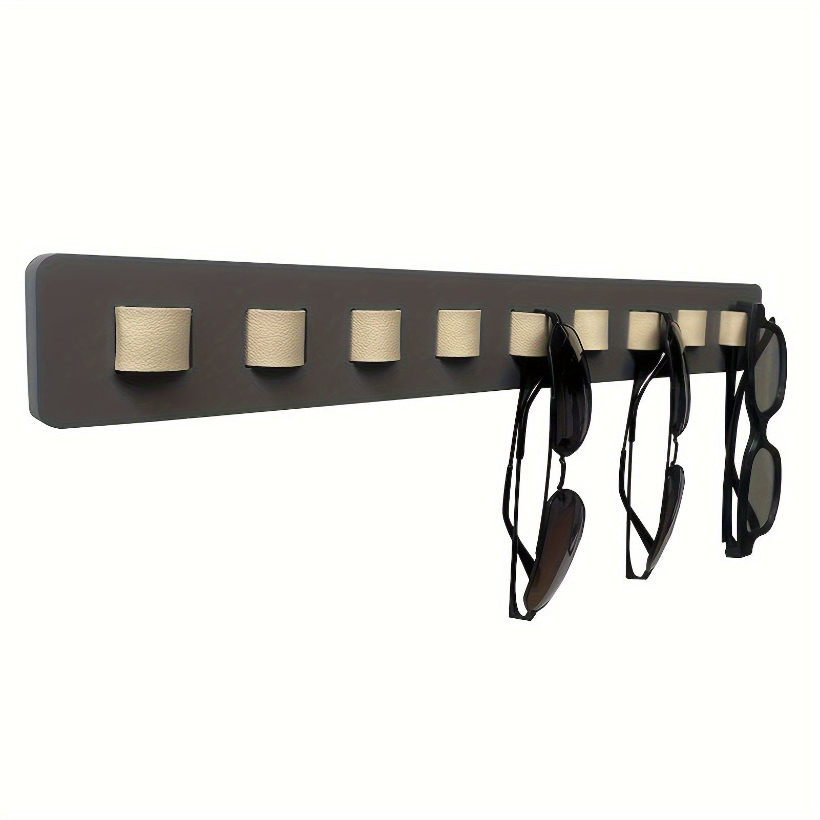 Wooden Sunglasses Organizer Wall Mounted Glasses Holder