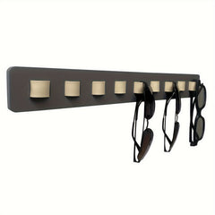 Wooden Sunglasses Organizer Wall Mounted Glasses Holder