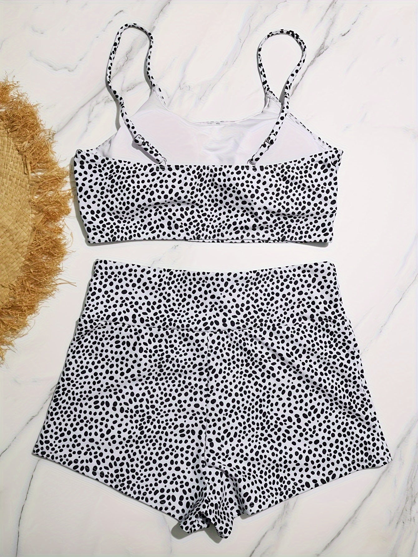 Polka Dot Bikini Set Women's Sexy Bra & Shorts Swimsuit
