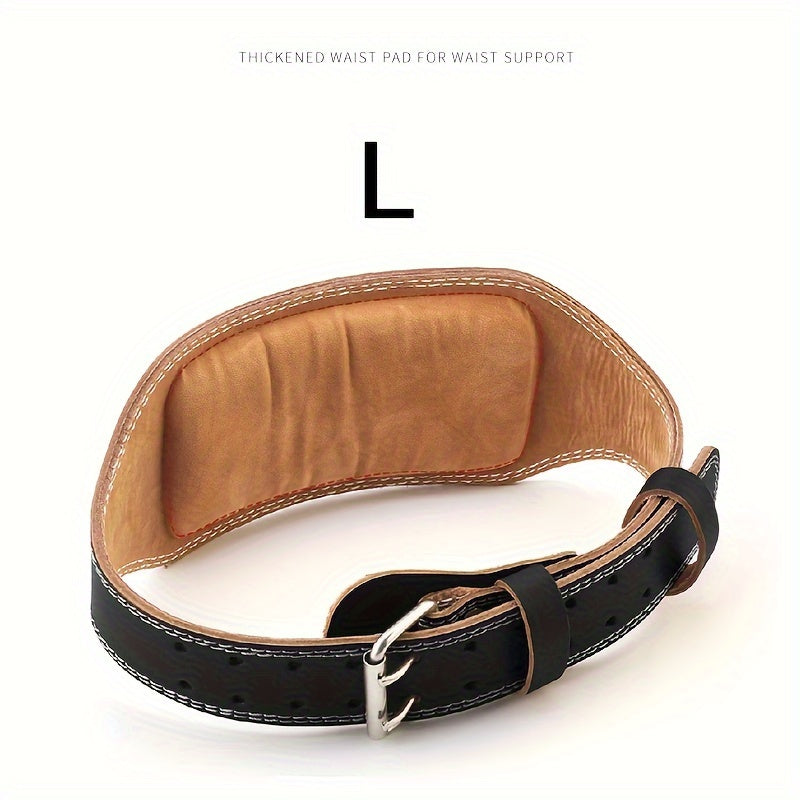 Heavy Duty PU Leather Weight Lifting Belt With Waist Support