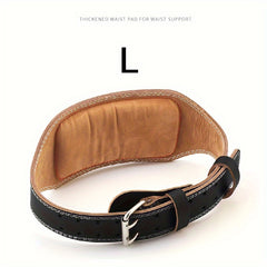 Heavy Duty PU Leather Weight Lifting Belt With Waist Support