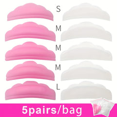 5 Pairs Lash Lift Rods Silicone Eyelash Pads Y Shape