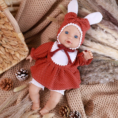 13 Inch Reborn Baby Doll Lifelike with Outfit Sets