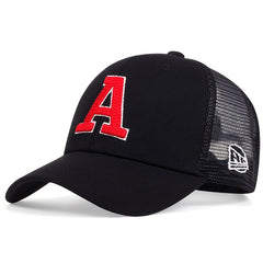Men's Letter A Baseball Cap Sun Blocking