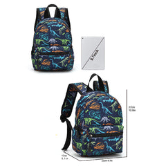 Children's Backpack Cartoon Vehicle Truck Print Kindergarten School Bag
