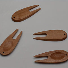Wooden Golf Green Fork Ball Fork Bamboo Golf Repair Fork Golf Supplies
