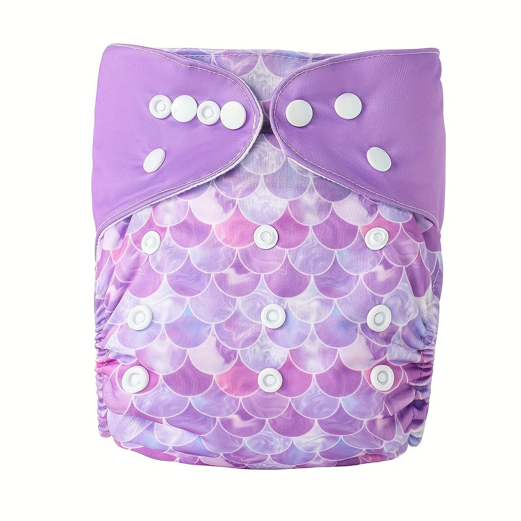 Print Pocket Reusable Cloth Diaper for Baby - Diaper with Inserts