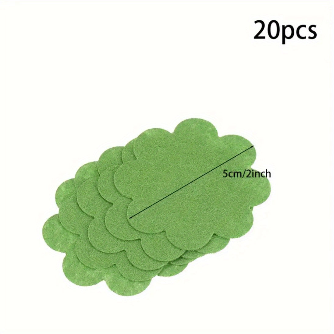 20pcs Flower Pot Gasket Anti-leakage Soil Round Plastic Bottom Hole Gasket