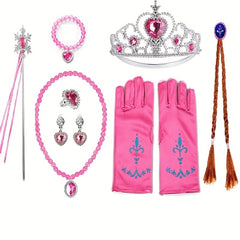 8pcs Princess Dress Up Accessories for Girls