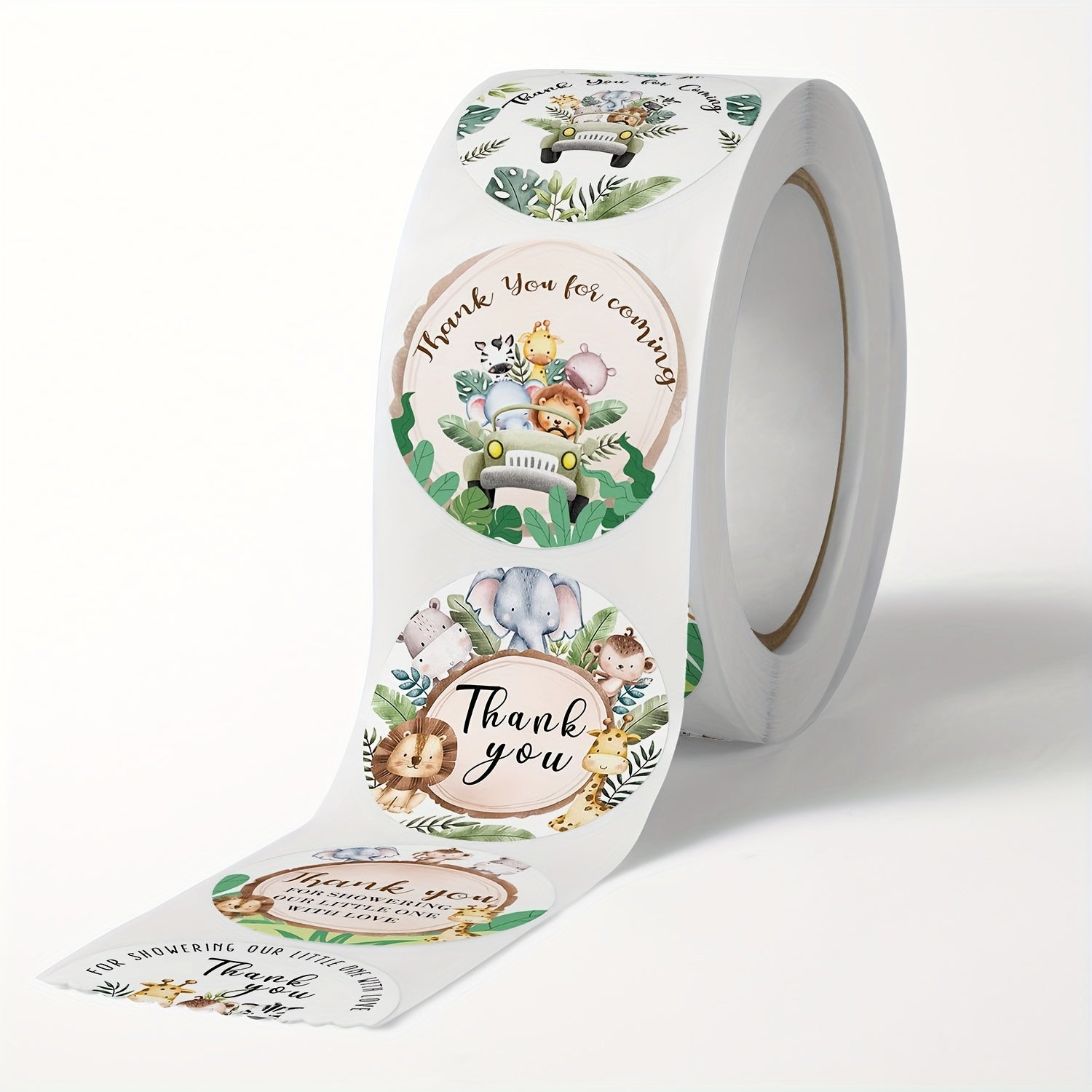 Cartoon Animal Stickers Packaging Holiday Decorations Thank You Stickers
