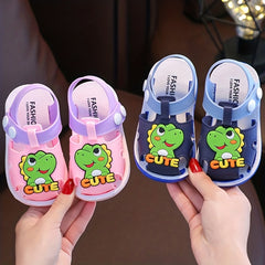 JIAGEYA Cartoon Dinosaur Charm Baby Sandals