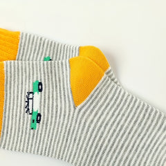5 Pairs Boys Kids Cartoon Crew Socks Spring Autumn