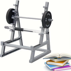 Weightlifting Squat Pen Holder with Barbell Decoration