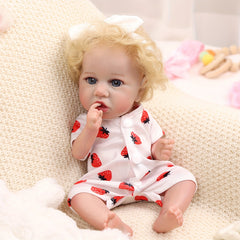 12 Inch Reborn Baby Dolls Mini Realistic Lifelike Newborn Full Vinyl Baby Doll