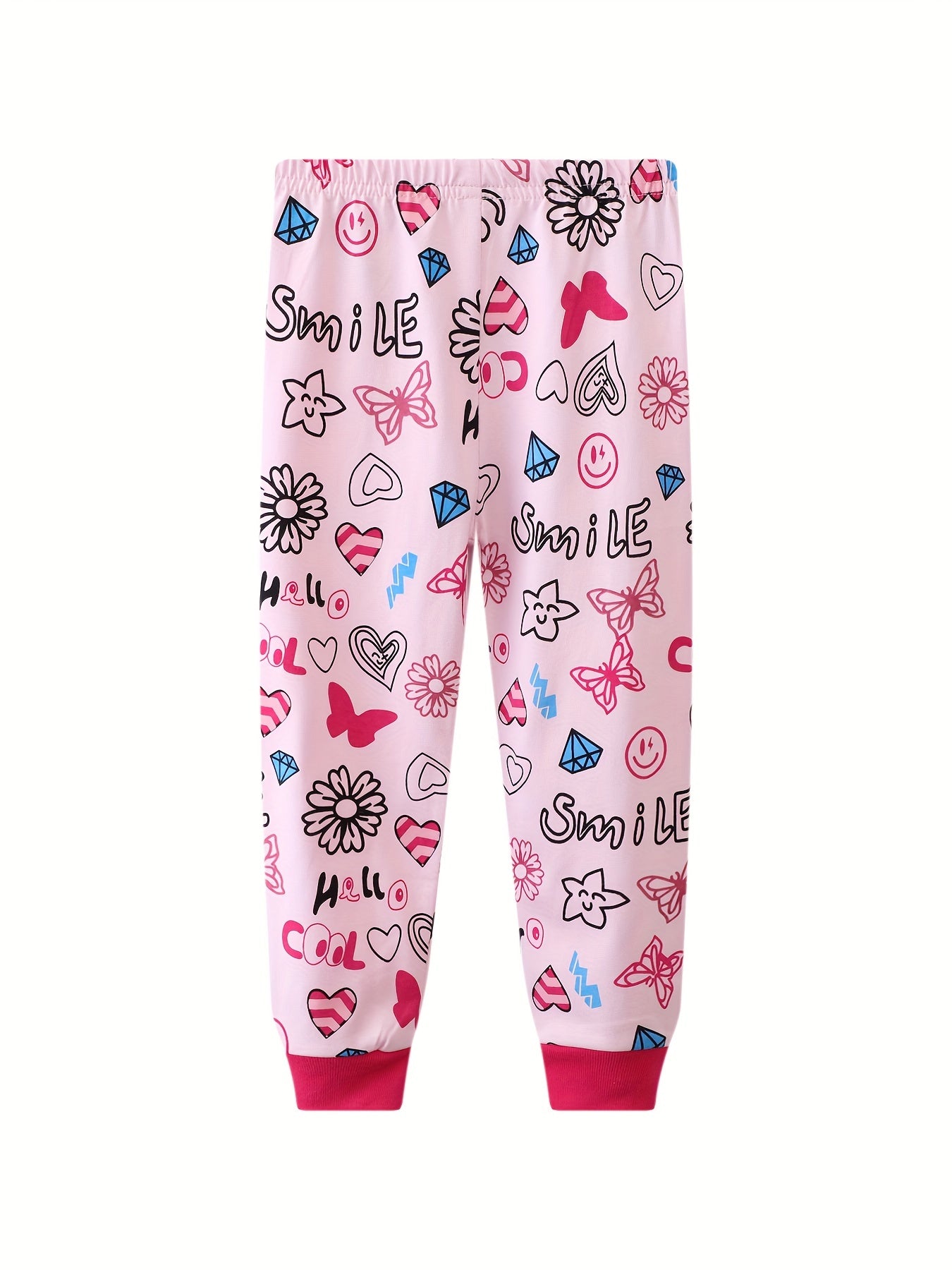 Girls' Printed Long Sleeve Homewear Set