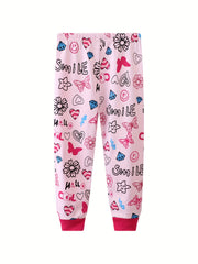Girls' Printed Long Sleeve Homewear Set