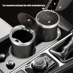 Car Cup Holder Trash Can Car Garbage Can with Aromathe