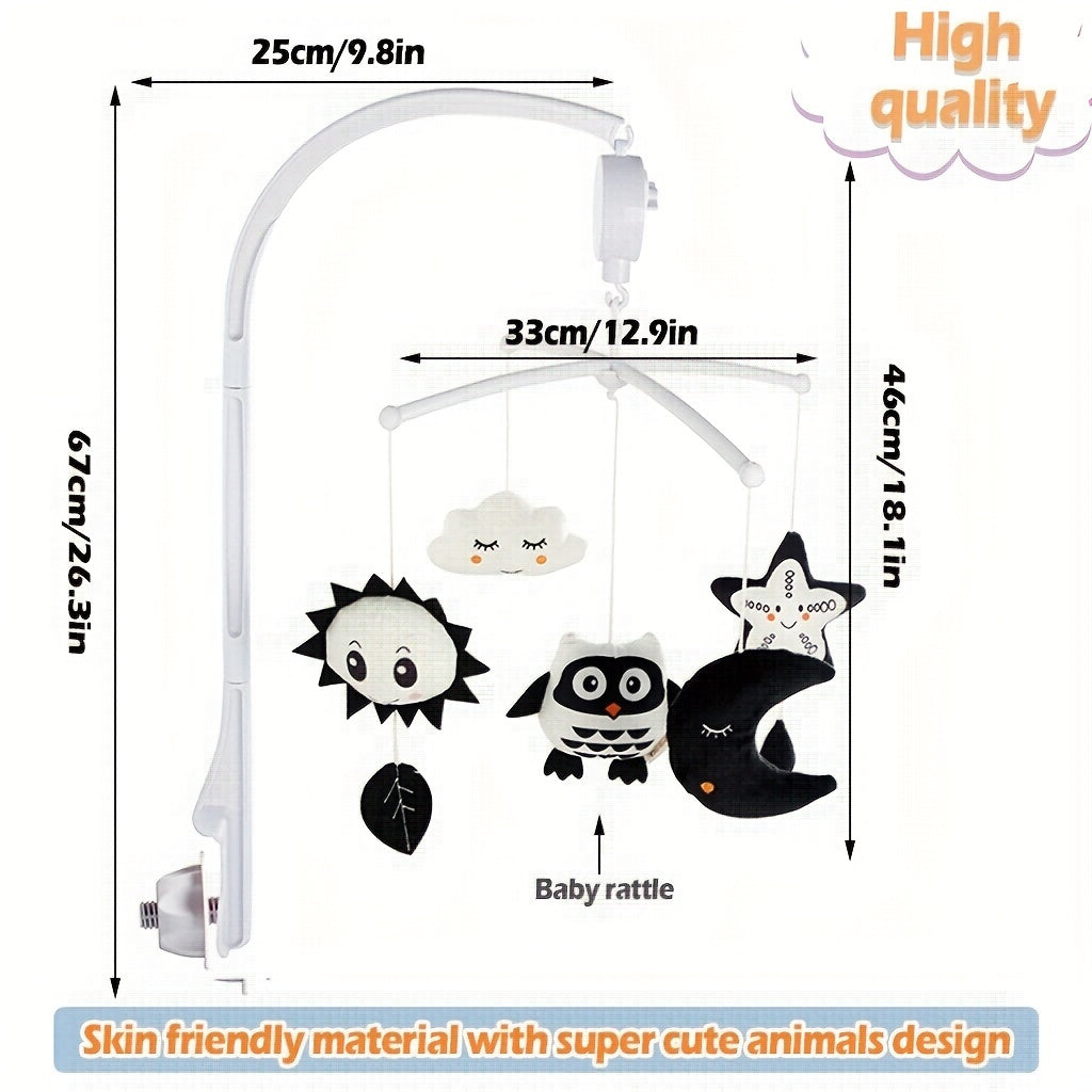 Bed Bell Toy Animal Model Baby Coaxing Sleeping Music Box