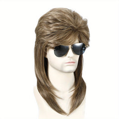 Men's Wig Punk Handsome Wig For Cosplay Halloween Party