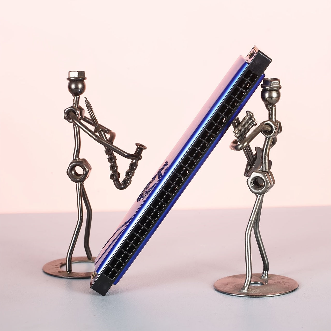 24 Holes Aluminum Seat Plate Toy Harmonica
