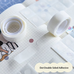 100 Stickers Non-marking Dot Adhesive Double-sided Paste