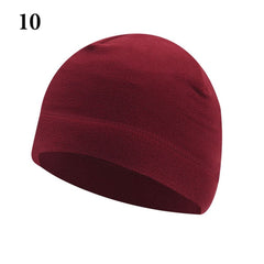 Warm Fleece Hats for Hiking and Cycling