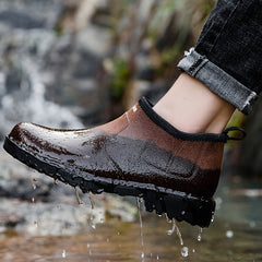 Men's Waterproof Non-slip Rain Boots for Outdoor Work