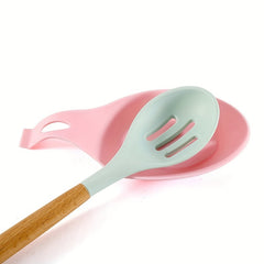 Silicone Spoon Rest Kitchen Utensil Holder Kitchen Gadgets