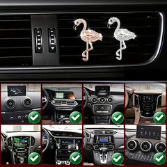 Flamingo Car Air Outlet Aromatherapy Clip