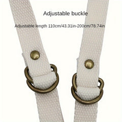 Outdoor Travel Clothesline PU Leather Extended Tent Hanging Rope For Camping