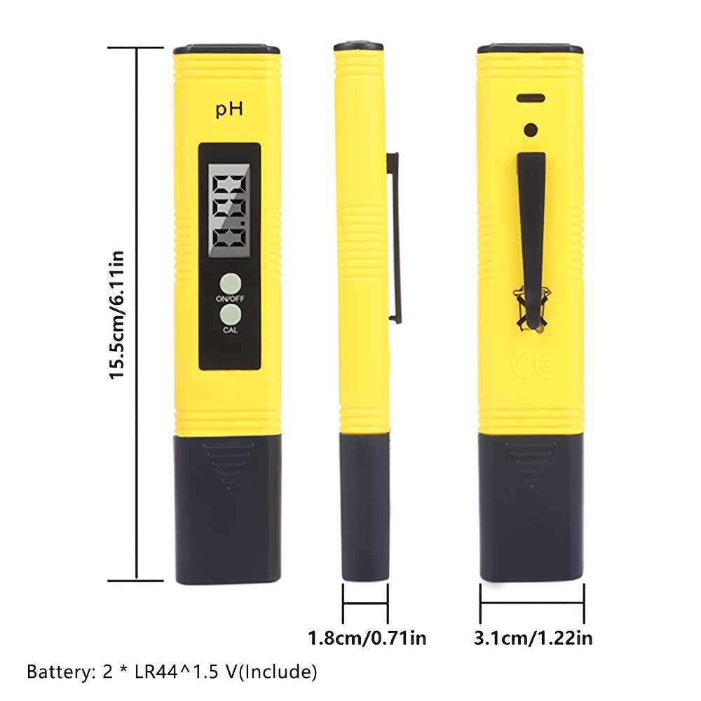 Digital PH Meter 0.01 High Precision Water Tester for Aquarium & Pool