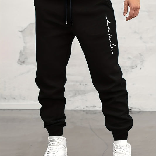 Drawstring Sweatpants Men's Casual Loose Fit Joggers