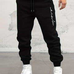 Drawstring Sweatpants Men's Casual Loose Fit Joggers