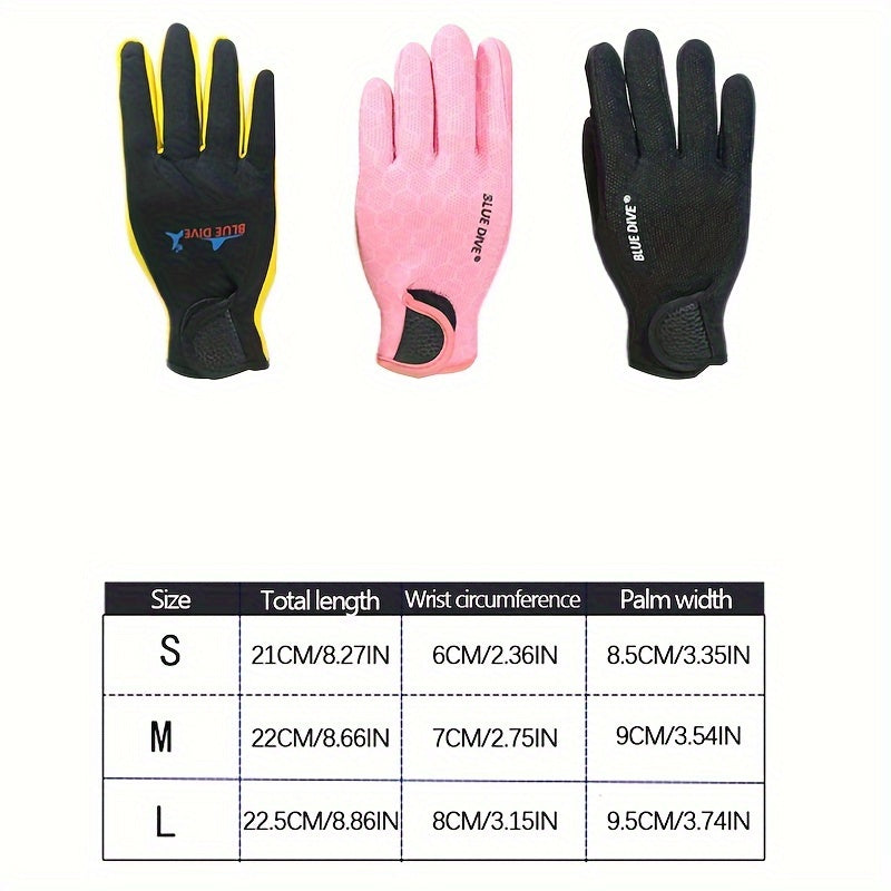 5MM Neoprene Diving Gloves Winter Swimming Anti-slip Adults Snorkeling Surfing